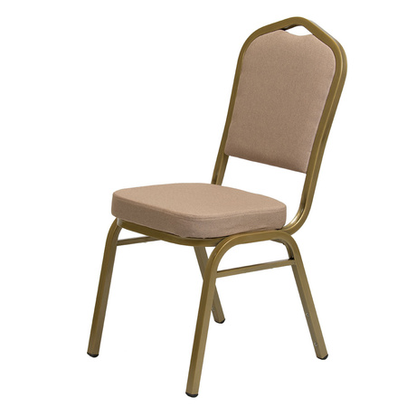 Krzesło bankietowe FUGI 25x25x1,2cm beżowy gładki