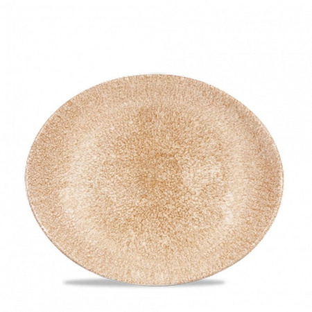 Talerz owalny 229 x 270 mm Raku Garnet Orange