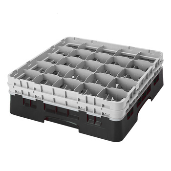 Kosz na szkło - śr. szkl. 8,7 cm, wys. 27,8 cm czarny