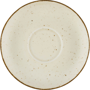 Spodek do filiżanki 390278, kolor kremowy, Aida, O 160 mm