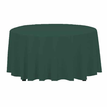 Obrus plamoodporny Fi320cm na stół bankietowy butelkowa zieleń