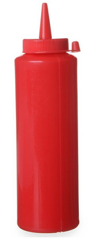 Dyspenser do sosów czerwony 350 ml, Hendi 557815
