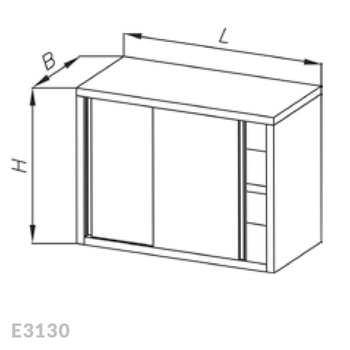 Szafka wisząca Egaz E3130 1400x400 mm