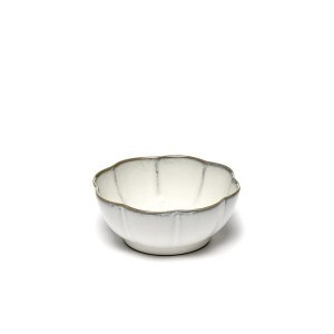 INKU WHITE Miska żebrowana XL biała 150 x 60 mm/4 szt.