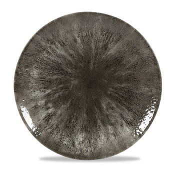 STONE QUARTZ BLACK TALERZ PŁASKI COUPE ŚR. 288 MM