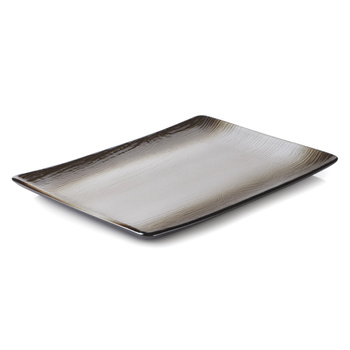 SWELL Półmisek 32x23 cm brązowy piasek