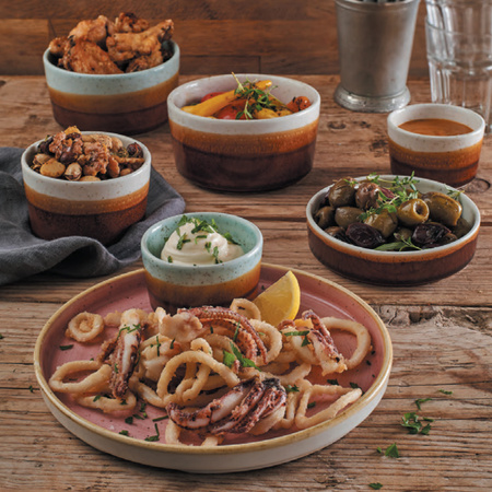 Naczynie przystawkowe Nourish Sienna Barley White 120 mm