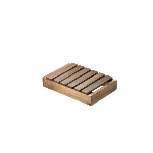 Skrzynka drewniana, akacja 30 x 19 x 6 cm