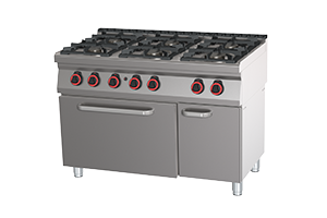 SPBT 70/120 21 G ﻿Kuchnia gazowa z piekarnikiem gazowym