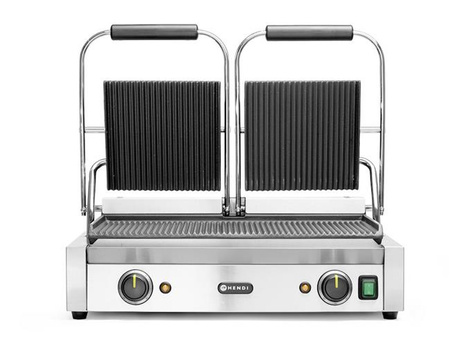 Kontakt grill Hendi 263709, podwójny