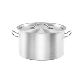 Garnek średni z pokrywką, stalowy, Basic, O 240 mm, V 6.1 l