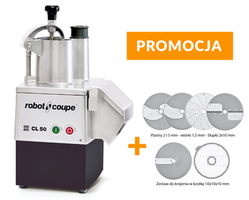 Szatkownica do warzyw Robot Coupe CL 50, 230 V + noże