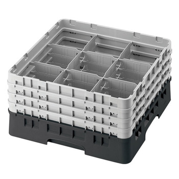 Kosz na szkło - śr. szklanki 14,8, wys. 30 cm czarny