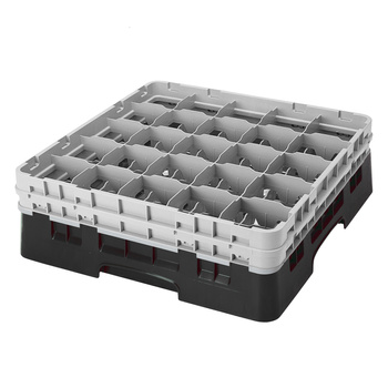 Kosz na szkło - szklanki max.śr.8.7 cm, wys.13.2 cm czarny