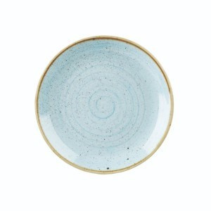STONECAST DUCK EGG BLUE Talerz płytki Coupe 324 mm/6 szt