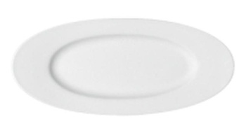 Półmisek owalny z rantem 446x197 mm biały Maitre