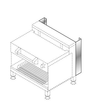 Konsola do mocowania grilla na ścianie
