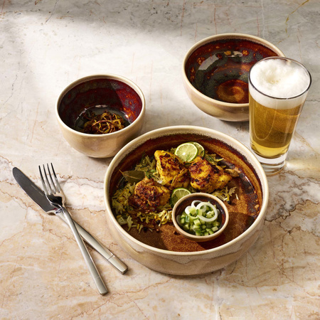 Miska sztaplowana 165 mm Aurora Vesuvius Rose