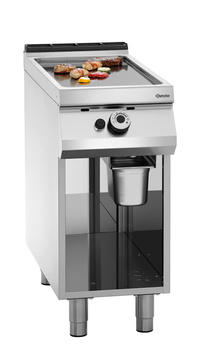 Płyta grillowa gazowa gładka, PO