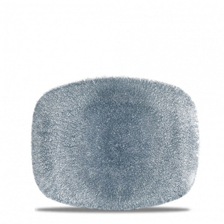 Talerz prostokątny 202 x 216 mm Raku Topaz Blue
