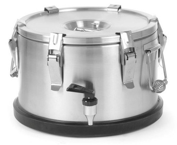 Termos stalowy, z kranem, poj. 10 l Hendi 710128