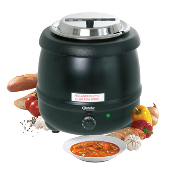 Garnek do zupy Economic 9L, czarny