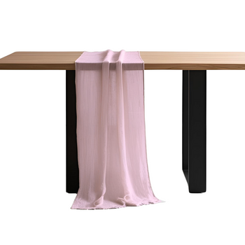 Bieżnik na stół bankietowy – 90×340 cm pudrowy róż
