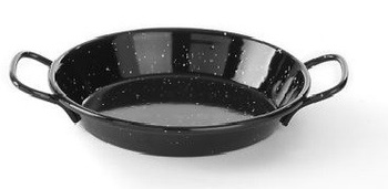 Patelnia do paelli płytka, śr. 10 cm, stalowa emaliowana  Hendi 622704