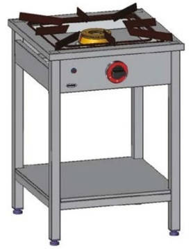 Taboret gazowy Egaz TG-105.3, 1 palnikowy