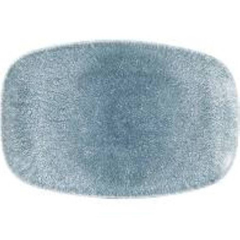 Talerz prostokątny 126 x 154 mm Raku Topaz Blue