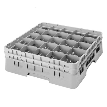 Kosz na szkło - szklanki max.śr.8.7 cm, wys.17,4 cm szary