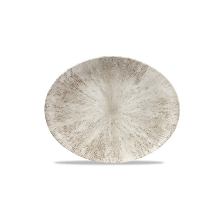 STONE AGATE GREY TALERZ OWALNY 255X317 MM