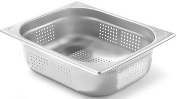 Pojemnik GN 1/2 100 perforowany, nierdzewny Hendi Kitchen Line 807330