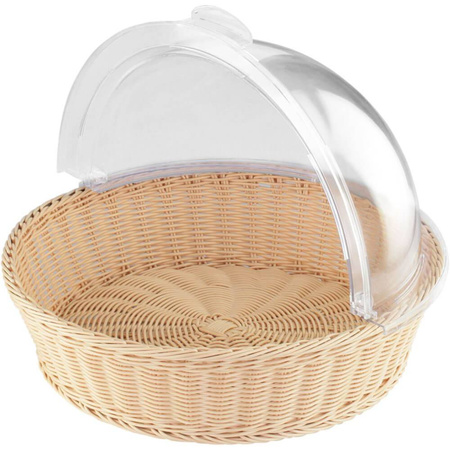 Koszyk do pieczywa z pokrywą rolltop  Stalgast