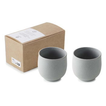 No.W Kubek do espresso szary 2x80 ml