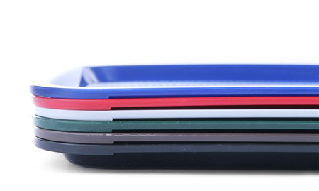 Taca kelnerska z polipropylenu, 30,5x41,5 cm, niebieska Fast Food, Hendi 878927