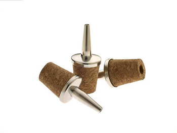 Nalewak - zestaw 3 szt. stal/naturalny korek barup