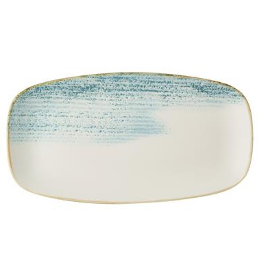 Talerz prostokątny Homespun Accents Aquamarine 298x153
