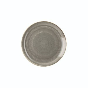 STONECAST PEPPERCORN GREY Talerz płytki Coupe 165 mm/12 szt