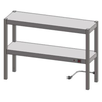 Nadstawka grzewcza podwójna ENG 20, 140x30 cm