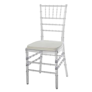 Krzesło weselne bankietowe Chiavari PP – przezroczysty