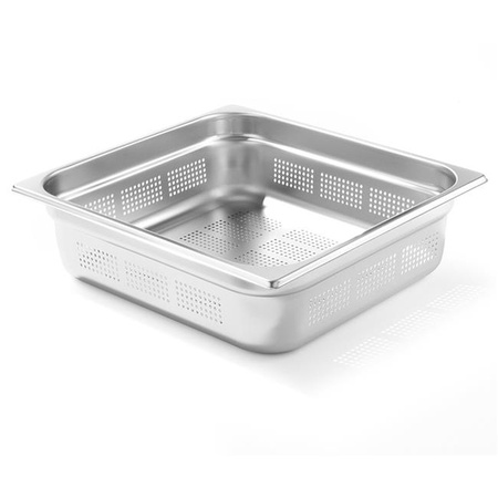 Pojemnik GN 2/3 100 perforowany, nierdzewny Hendi Profi Line 802328