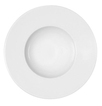 Talerz głęboki z szerokim rantem 90 ml biały Maitre