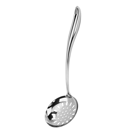 Łyżka cedzakowa do serwowania z otworem do zawieszenia, L 390 mm