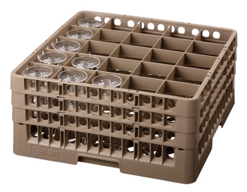 kosz na szklanki, 25 przegr.