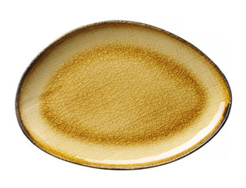 Talerz o organicznym kształcie 265x190 mm Topaz