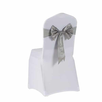 Kokarda elastyczna kolor srebrny