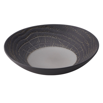 Talerz głeboki 24 cm ARBORESCENCE szary