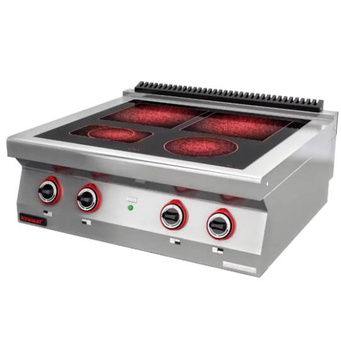 Kuchnia ceramiczna 2 płytowa Kromet 700.KE-4C