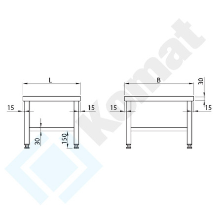 Podstawa pod garnki 800x500 mm KST-075